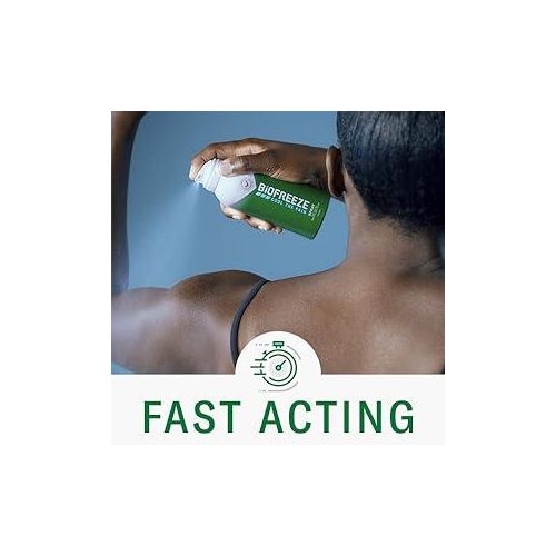 Bio Freeze Fast Acting Menthol Pain Relief Spray