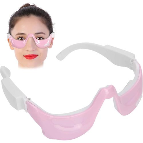 Electric Eye Massager Dark Circles Fatigue Relief ENS Microcurrent Eye Massage Machine, Eye Massager Wrinkle PatchesTreatments Masks Eye Beauty Device Constant Temperature Infrared Hot Compress Massage Pulse Electrotherapy Micro Current