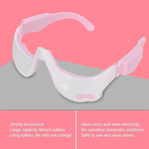 Electric Eye Massager Dark Circles Fatigue Relief ENS Microcurrent Eye Massage Machine, Eye Massager Wrinkle PatchesTreatments Masks Eye Beauty Device Constant Temperature Infrared Hot Compress Massage Pulse Electrotherapy Micro Current