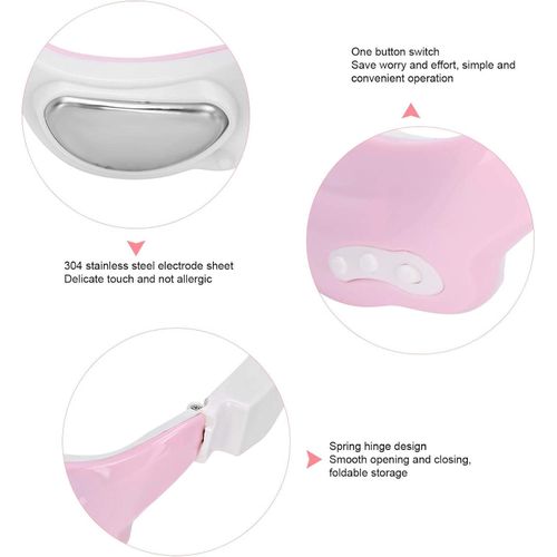 Electric Eye Massager Dark Circles Fatigue Relief ENS Microcurrent Eye Massage Machine, Eye Massager Wrinkle PatchesTreatments Masks Eye Beauty Device Constant Temperature Infrared Hot Compress Massage Pulse Electrotherapy Micro Current