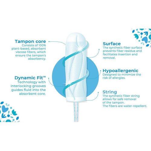 o.b. Procomfort Super Tampons For Heavier Days, With Dynamic Fit Technology For Ultimate Comfort & Reliable Protection, 54 Tampons