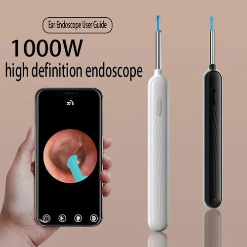 Visual Ear Wax Removal Tool With 1080P HD Waterproof Camera, Wireless Otoscope Double Quick Hand Pump,Suitable For IOS And Android Smartphones - Multicolor
