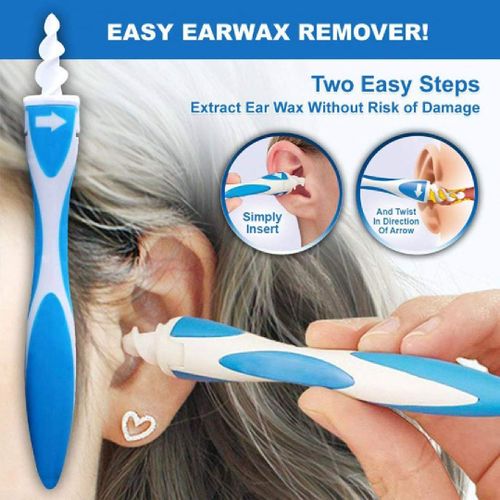 Smart Swab Disposable Ear Wax Cleaner System With 16 Replacement Heads