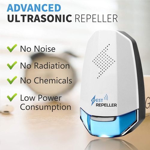 Ultrasonic Electronic Pest Repeller, Silent Electronic Pest Repellent Plug in Indoor Pest Control, Insect Mosquito Killer Machine, Mosquito Repellent for House, Office, Hotel- Multicolor