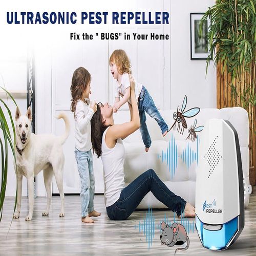 Ultrasonic Electronic Pest Repeller, Silent Electronic Pest Repellent Plug in Indoor Pest Control, Insect Mosquito Killer Machine, Mosquito Repellent for House, Office, Hotel- Multicolor