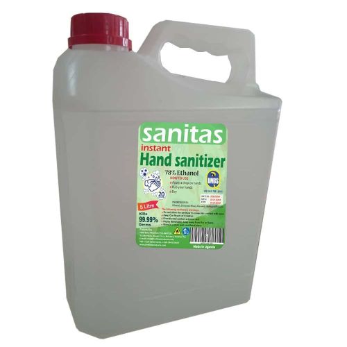 Sanitas Hand Sanitizer, 5 Litres