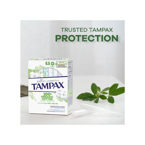Tampax Cotton Protection Super Tampons Applicator - 16 Count