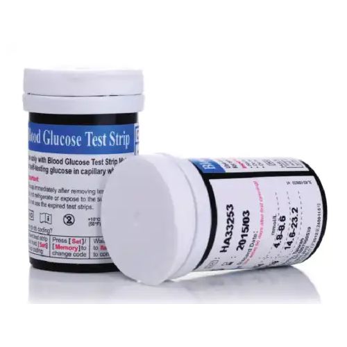 YASEE Glucose Strips (Pack Of Fifty Glucose Strips + Fifty Lancets)