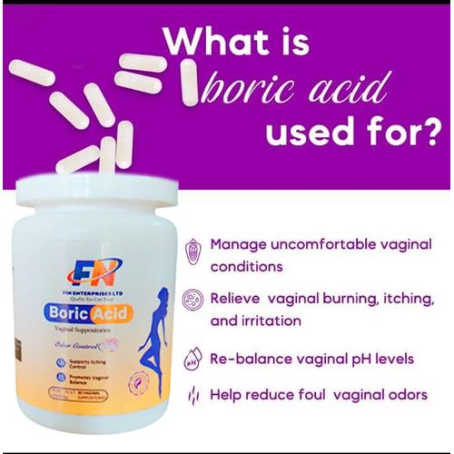 Boric Acid Vaginal Suppositories