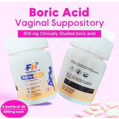 Boric Acid Vaginal Suppositories