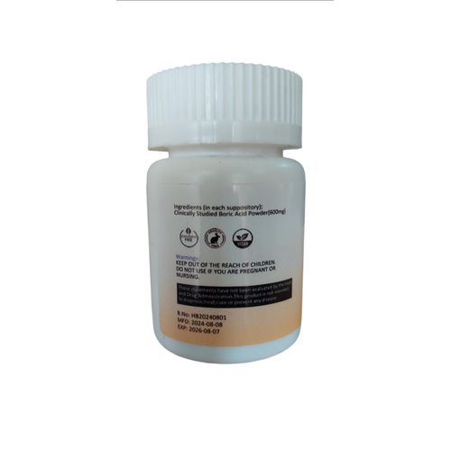 Boric Acid Vaginal Suppositories