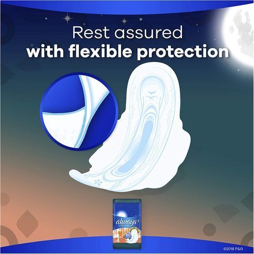 Always Ultra-Thin Pads With Wings, Size 4, Overnight Absorbency - 50 count (US)