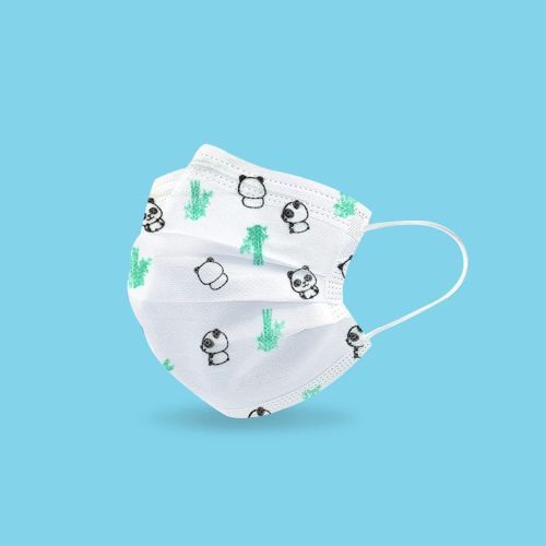 Kids Lovely Fashion Children Face Masks Medical Ear Loop Disposable Face Masks Design May Vary 50PCs - White Design