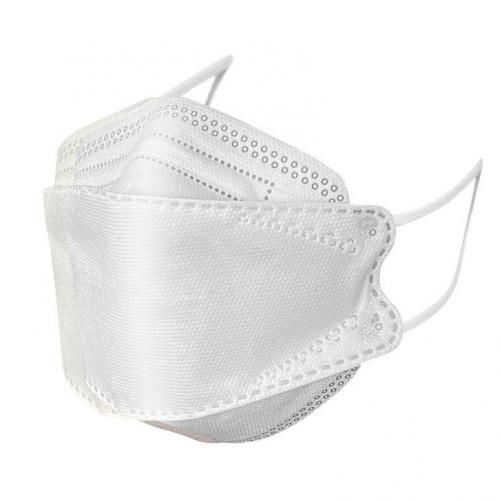 KF94 10pcs Kids Disposable Face Mask for Ages 7-13 Children - White