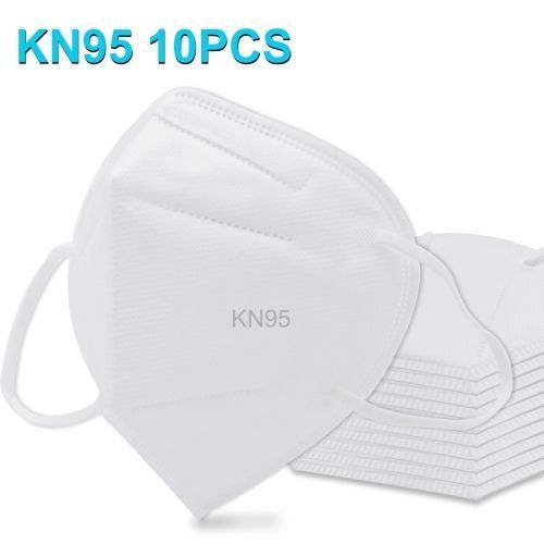 10Pcs Kn95 Masks Dustproof - White