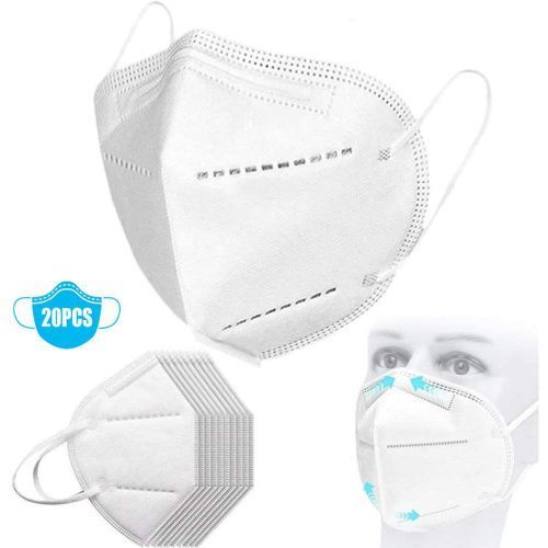 Mask 20Pcs Kn95 Masks Dustproof - White