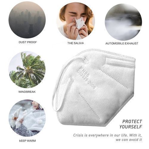 Mask 20Pcs Kn95 Masks Dustproof - White