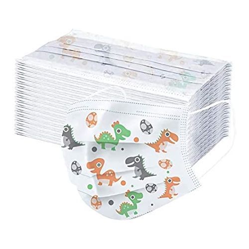 Other 50pcs Kids Disposable Face Masks for Ages 4-12 Children - Color And  Design May Vary