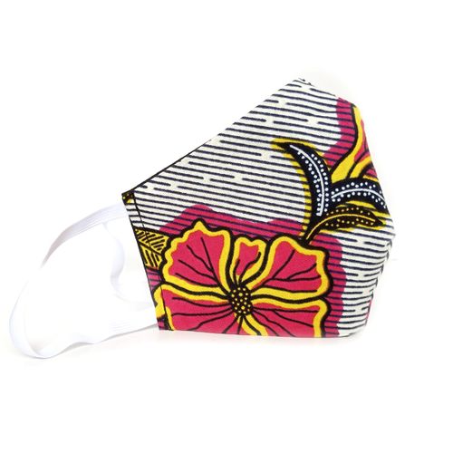Cotton Mask - Black,Yellow