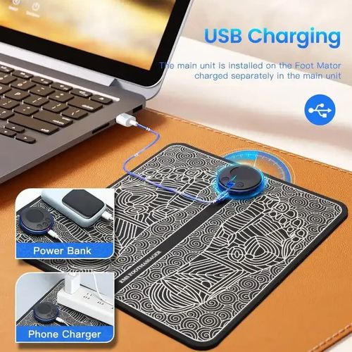 Ems Electric Foot Massage Pad Foot Pulse Muscle Massager