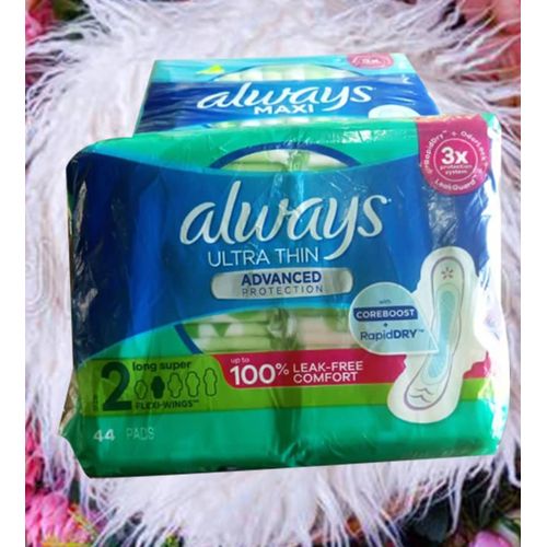 Always Ultra Thin Sanitary Pads 44s USA