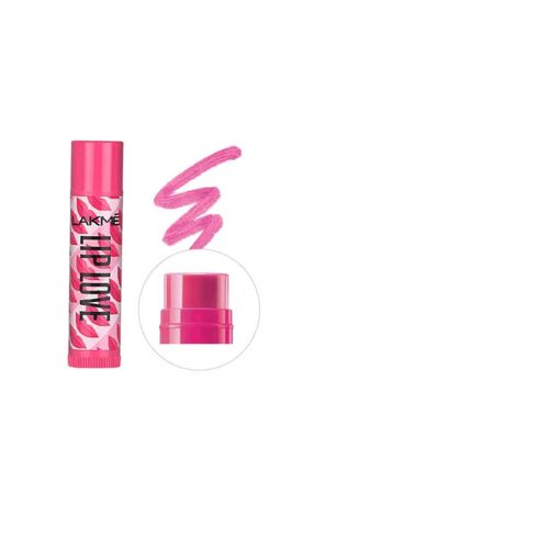 Lakme Lip Love Chapstick Strawberry, Lip Balm With Spf 15:- 2Pcs