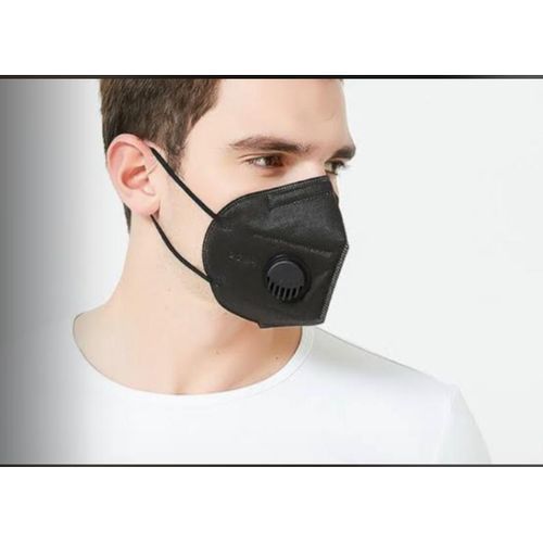 Mask 10Pcs Kn95 Mask Filter Valve - Black