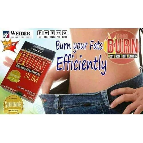 Weider Burn Slim Tablets -10 Tablets, Natural Appetite Suppressant, Burns Fat.