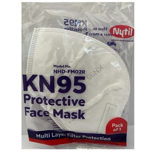 Nytil 10 pcs Kn95 99% Filtration Soft & Breathable Mask - White