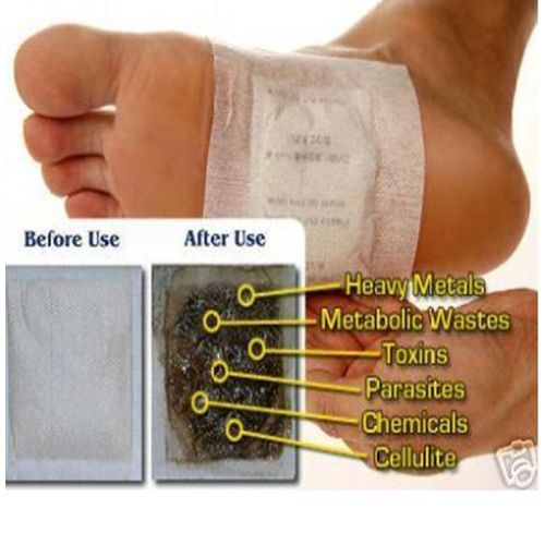 Detox Foot Patches Stress Pain Tension Relief, -White