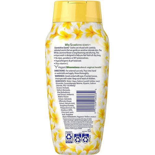 Vagisil Scentsitive Scents Daily Intimate Feminine Wash - White Jasmine, 12Oz