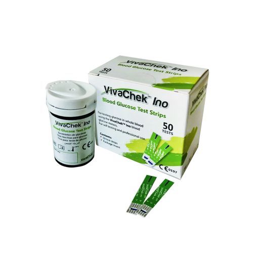 VIVACHEK INO Blood Glucose Strips, 50 Tests