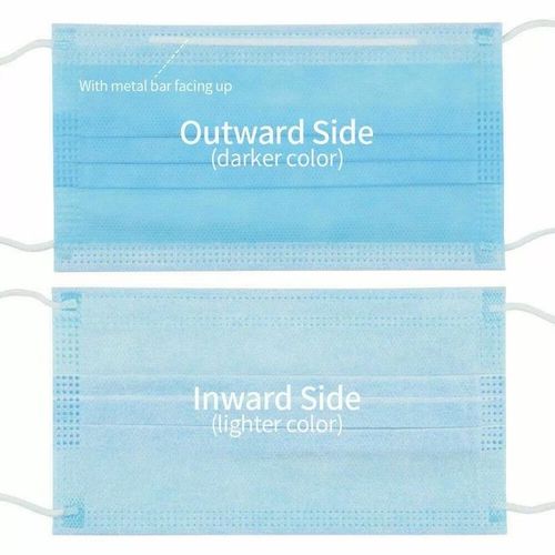 Anti-Spitting Protective Mask Dustproof Cover, Prevent Coronavirus, Saliva Safety Face Shield - Blue
