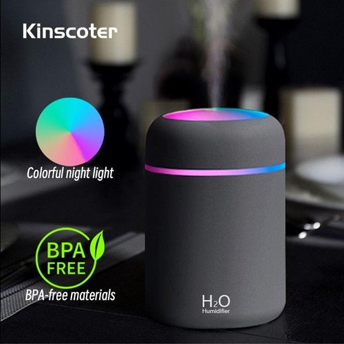 H20 Portable Mini USB Bedroom Fresh Air Humidifier Mini Large Mist Volume USB Air Humidifier Household Small Desktop Humidifier Intelligent Car New Aromatherapy Machine.