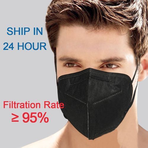 Mask 10 pcs Kn95 Mask -  Black