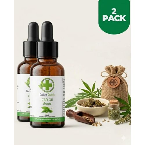 Doctor's Organic Two Packs 30ml CBD OIL Drops