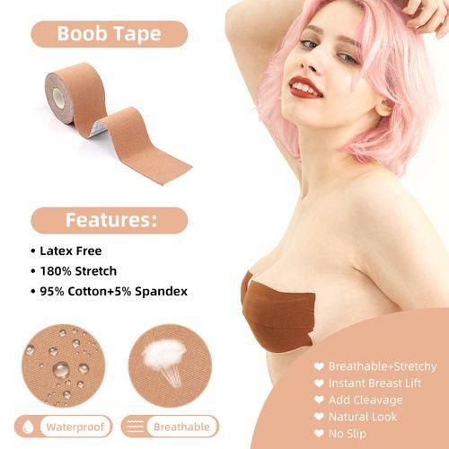 Booby Tape Bra Breast Lift Tape 7.5cm* 5m Push Up