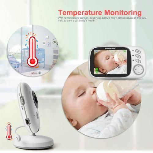 Baby Monitor Wireless Video Night Vision Baby Security Camera