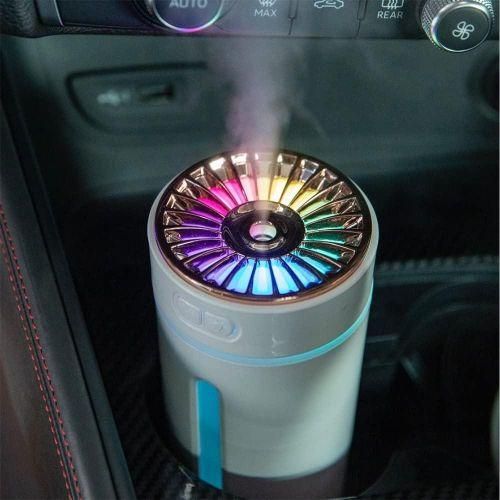 Humidifier with LED Night Light for The Office Bedroom Cordless Humidifiers Air Humidifier for Baby Cool Mist with Night Light Waterless Auto-Off  White Pink Black
