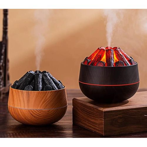 Ultrasonic Humidifier With Aroma And Elegant Color Changing LED Light in Brown - Buy One