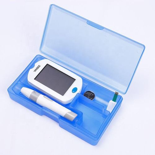 YASEE Glucometer Value-Pack With Lancing Device + Pack Of Fifty Strips + Fifty Lancets, Simple & Accurate Glucose Testing Meter