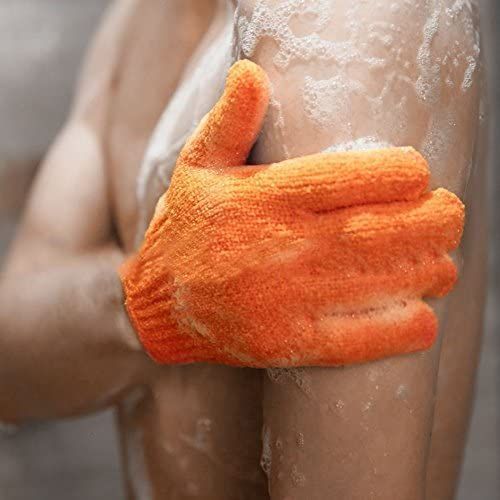 5 Pairs of Exfoliating Gloves- Mixed colors
