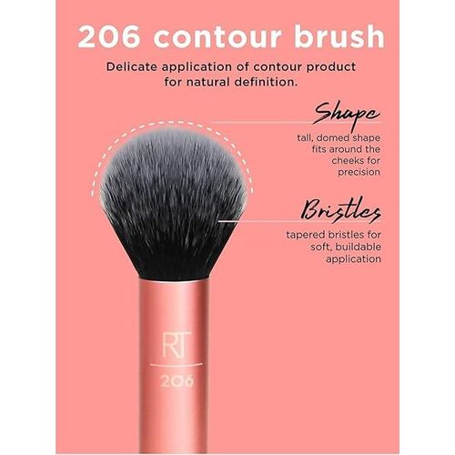 Real Technique  Brushes Set (Everyday Essentials, Enhanced Eye, Flawless Base).Professional All In One Brushes For Every Occasion Set