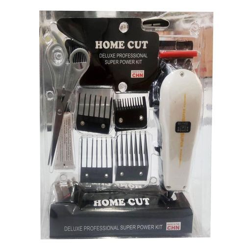 7 Pieces Rechargeable Electric Trimmer Shaving Set - White/Black