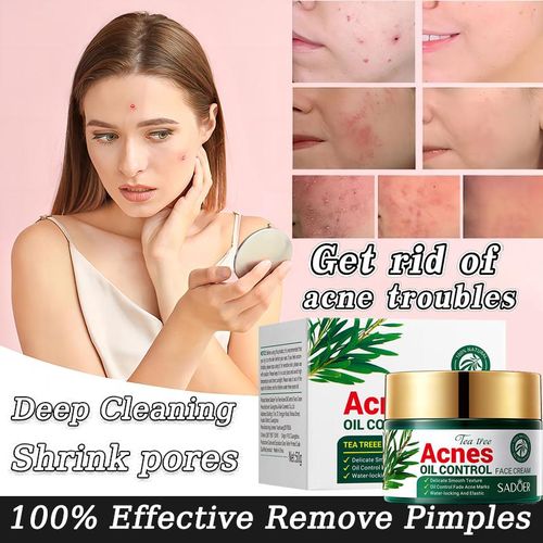 SADOER TEA TREE ACNE OIL CONTROL FACE SERUM ANTI-ACNE HYDRATING MOISTURIZING ESSENCE 30ML