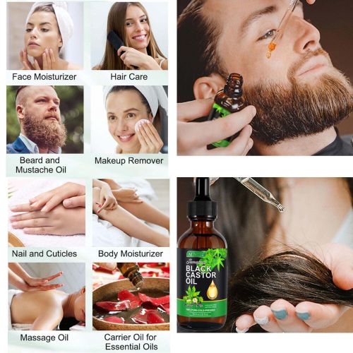 Aliver 100% Pure Jamaican Black Castor Oil 60mls