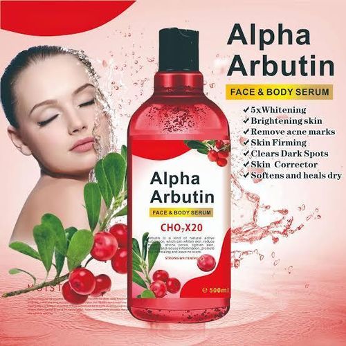 Alpha Arbutin Infused Face & Body Serum.