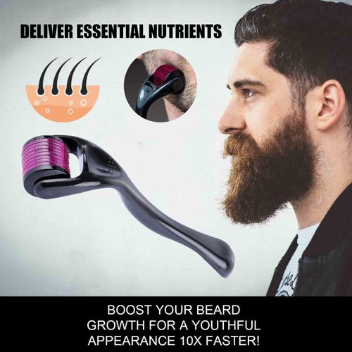 Derma Roller Beard Growth- 0.5 mm - Purple