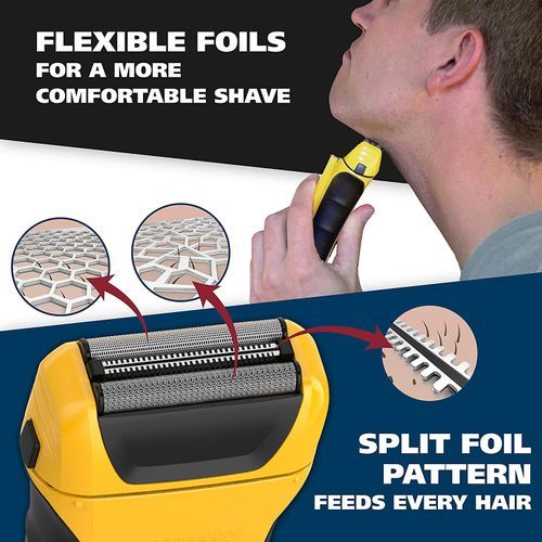 Wahl Rechargeable LifeProof Wet/Dry Shaver - Black,Yellow