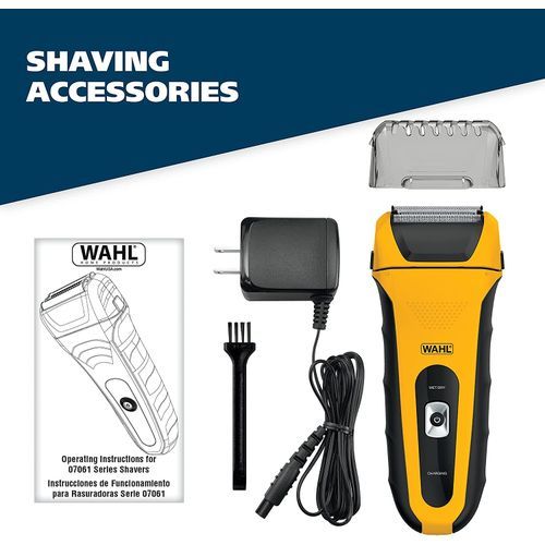 Wahl Rechargeable LifeProof Wet/Dry Shaver - Black,Yellow